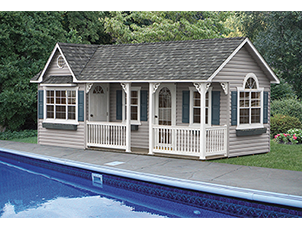 amish built pool houses